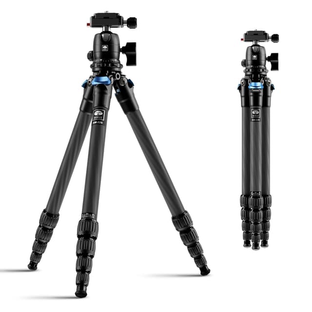 📸 SIRUI AM-225 Carbon Stativ Kamera Reisestativ mit 360° Kugelkopf B-00K