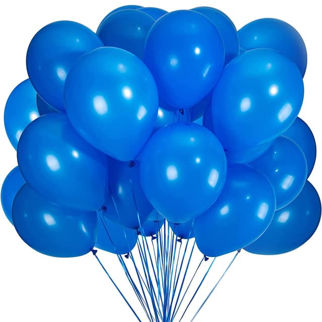Luftballons Blau - 100 Stück 30 cm Premium Ballons 🎈🎉