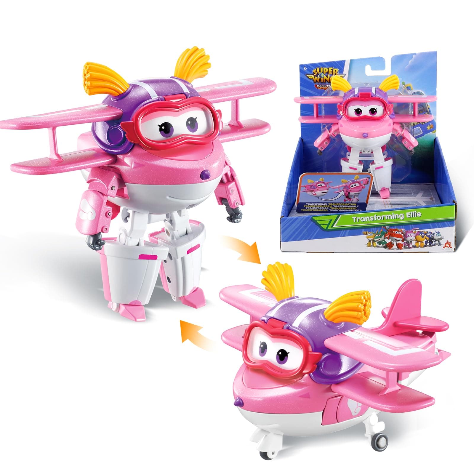 🚀 Super Wings Ellie - Transforming Ellie Spiel-Figur