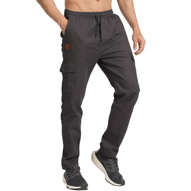 JustSun Cargohose Herren Chino Jogginghose Herren Baumwolle Freizeithose 😎