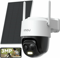 Imou 2K Solar Überwachungskamera Aussen Akku mit AI Personen-/Fahrzeugerkennung ⭐🔒