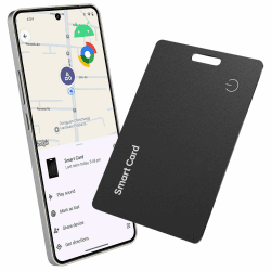 🔍 Reyke Slim Wallet Tracker Card: Ultra Slim und wiederaufladbar! 📱🔒