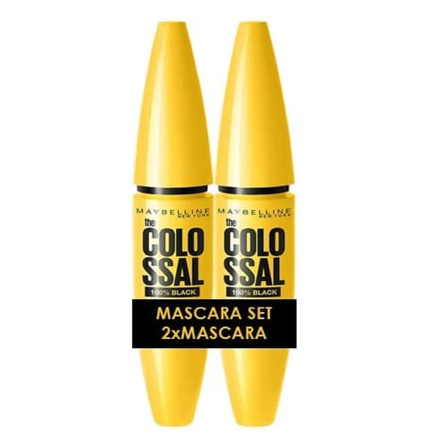 Maybelline New York Schwarze Mascara für kolossales Volumen im Doppelpack 🖤👁️