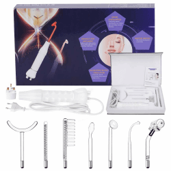 🌟 Hochfrequenz Gesichtsmaschine - 7 Neon Stäbe zur Hauttherapie 🌟