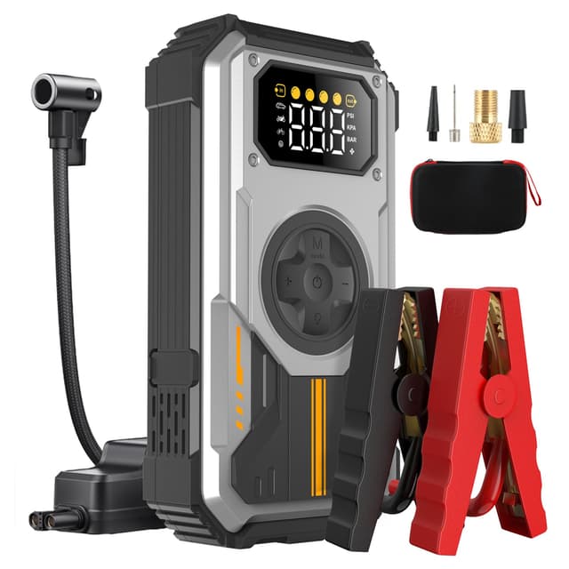 Eigotrav Starthilfe Powerbank für PKW, 6000A Booster Auto Starthilfe