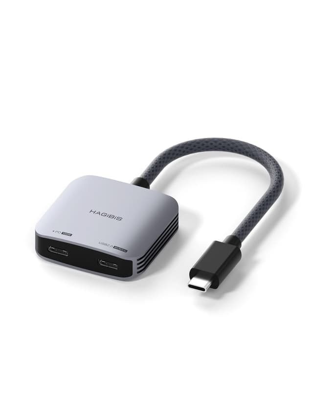 Hagibis AR-Brillenadapter 8K @ 60Hz 4K auf 144Hz USB C Brillen und Lade-Konverter