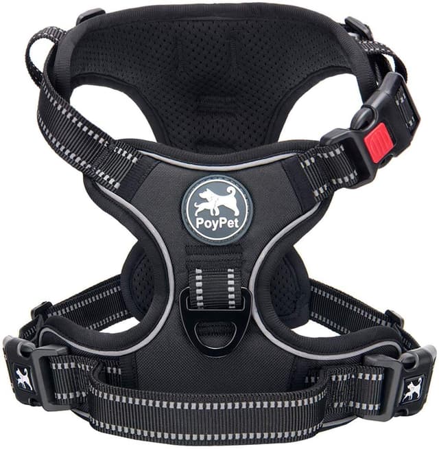 🐶🎉 PoyPet Keine Pull Hundegeschirr Front Reflektierende Pet Weste für Hunde 🐾🌟