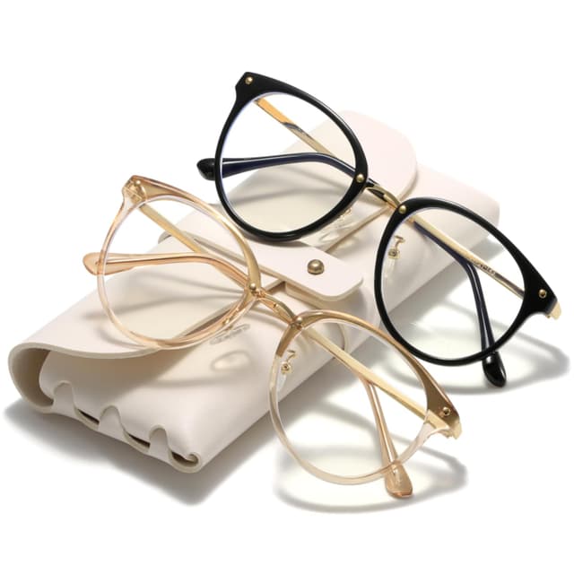 Cleoxyge Blaulichtfilter Brille Ohne Sehstärke für Damen-Herren