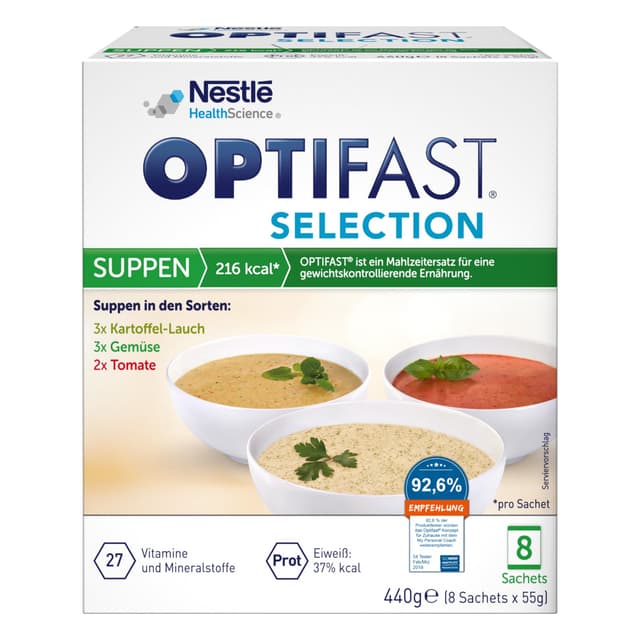OPTIFAST Probierpaket: Diät Suppen zum Abnehmen 🥣🥦 | 8er Pack