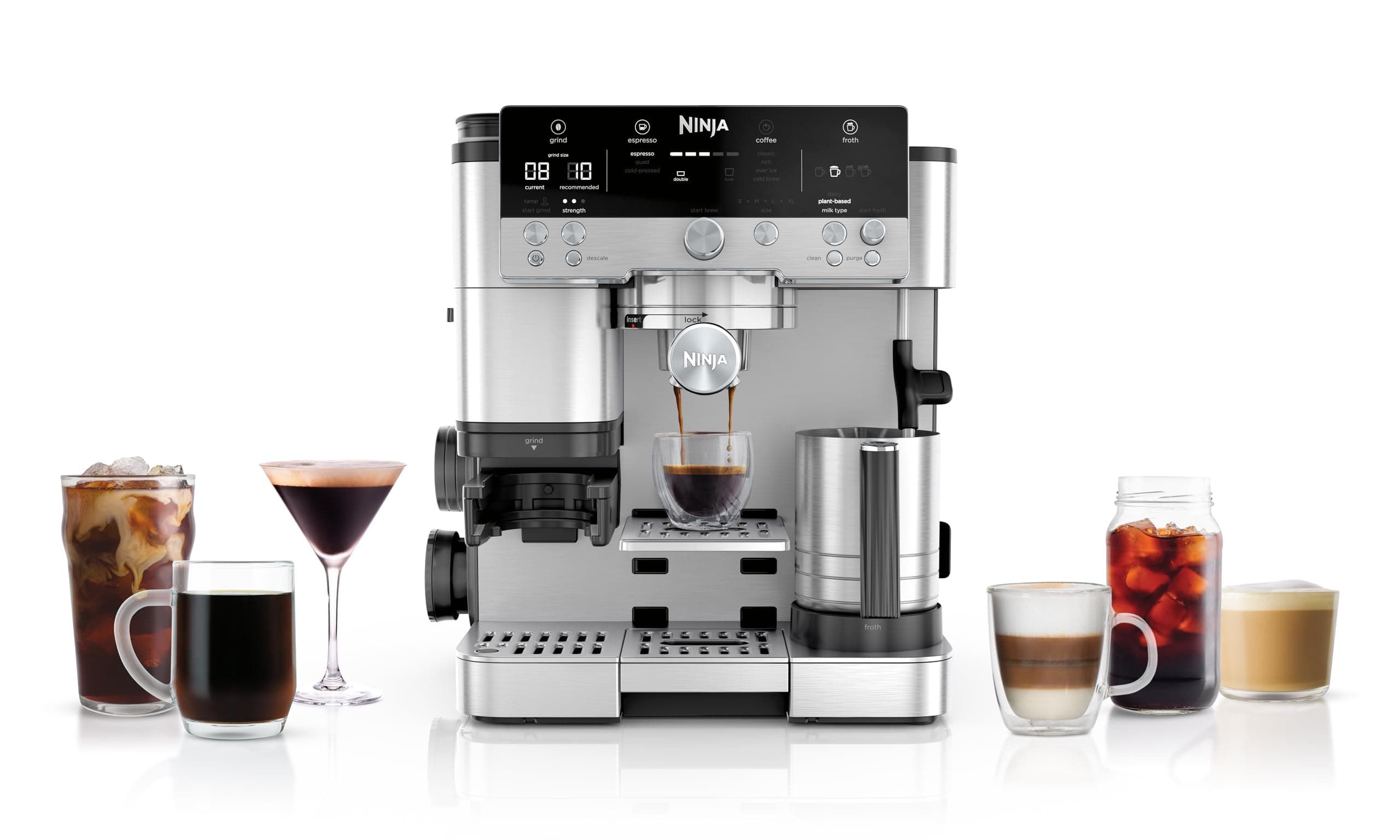 🚀 Deal: Ninja Luxe Premier 3-in-1-Kaffeemaschine mit Mahlwerk und Aufschäumer