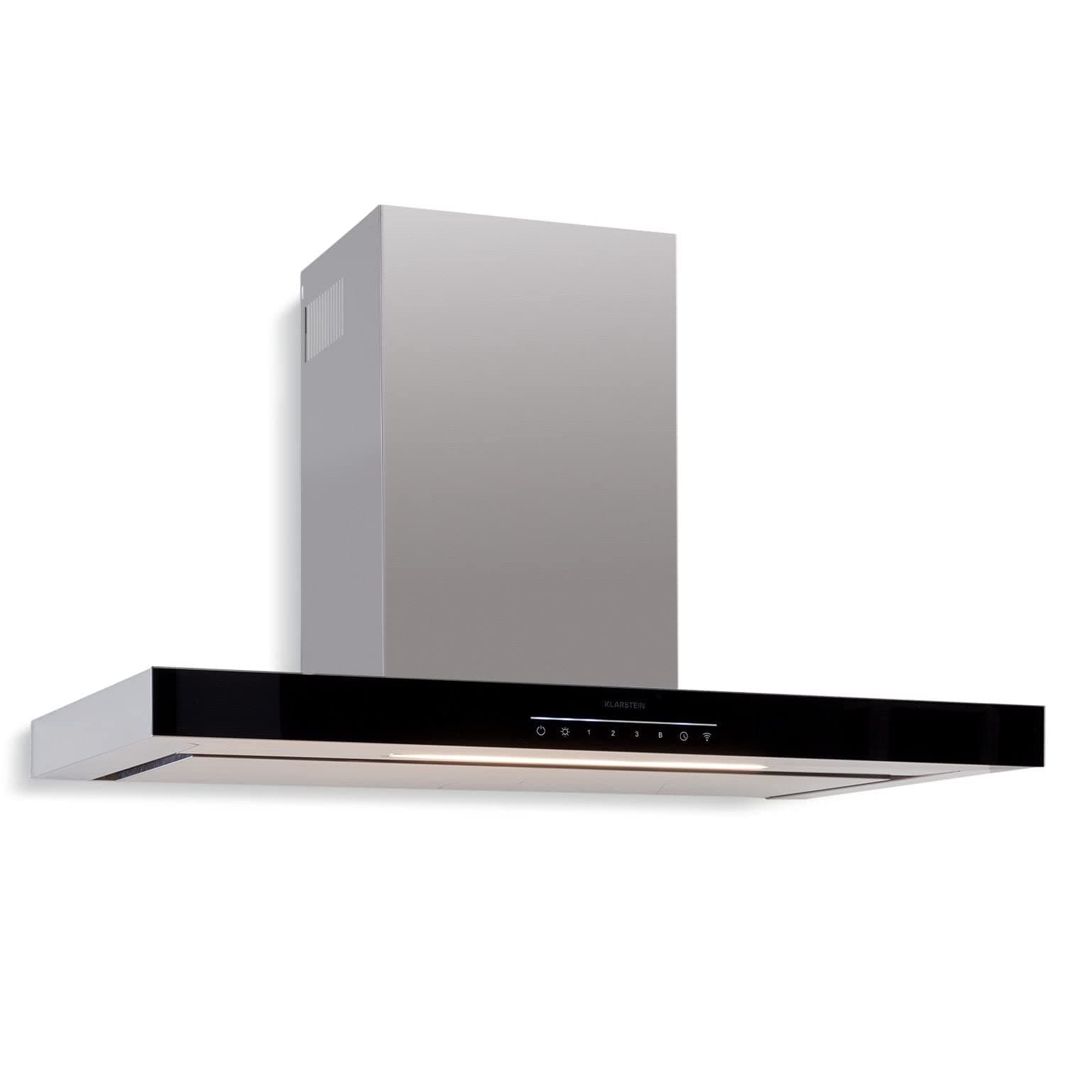 🌟 Klarstein Dunstabzugshaube 90 cm - Abzugshaube mit Wi-Fi-Steuerung & LEDs 🌬️