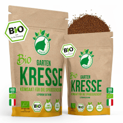 NanaNatura's Bio Kresse Sprossen Samen 180g | Microgreens aus kontrolliert biologischem Anbau 🌱