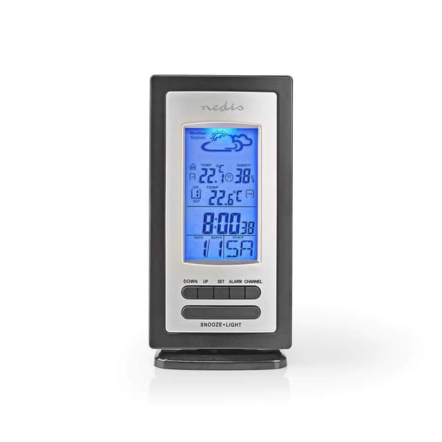Nedis Wetterstation mit Alarm und Hygrometer 🌡️⏰