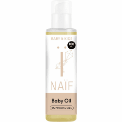 👶 Naïf Sanftes Babyöl - 100 ml - Natürliche Inhaltsstoffe - Vegan 👶