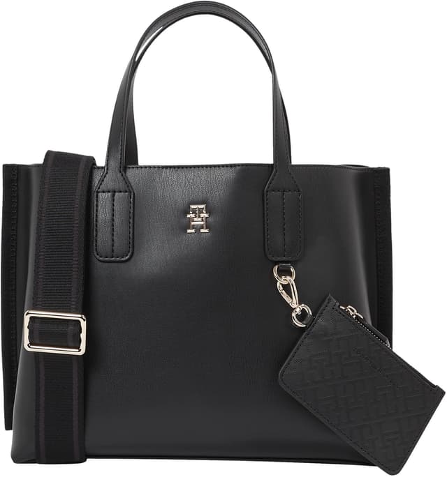 Tommy Hilfiger Mini Distinct Tote Bag - Black