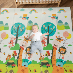 Krabbelmatte Baby 180x160cm XXL Giraffe 🦒 - 25.49€ + Kostenloser Versand