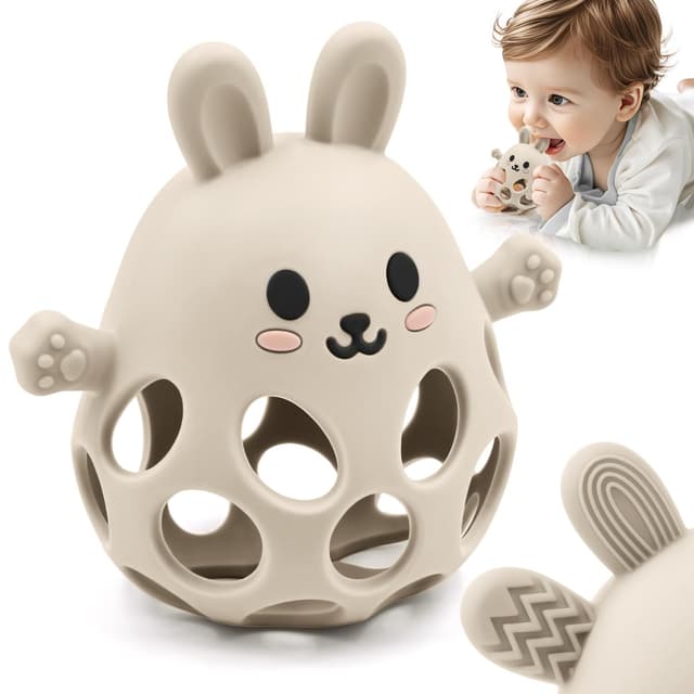 Hasenform Beißring Spielzeug für Baby 🐰