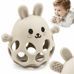 Hasenform Beißring Spielzeug für Baby 🐰