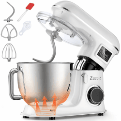 Zuccie Küchenmaschine 1500W 8L Knetmaschine 🌟 Multifunktional & Leistungsstark 🌟