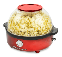 Nostalgie Retro-Rühr-Popcornmaschine 5.5L - Rot 🍿🎉