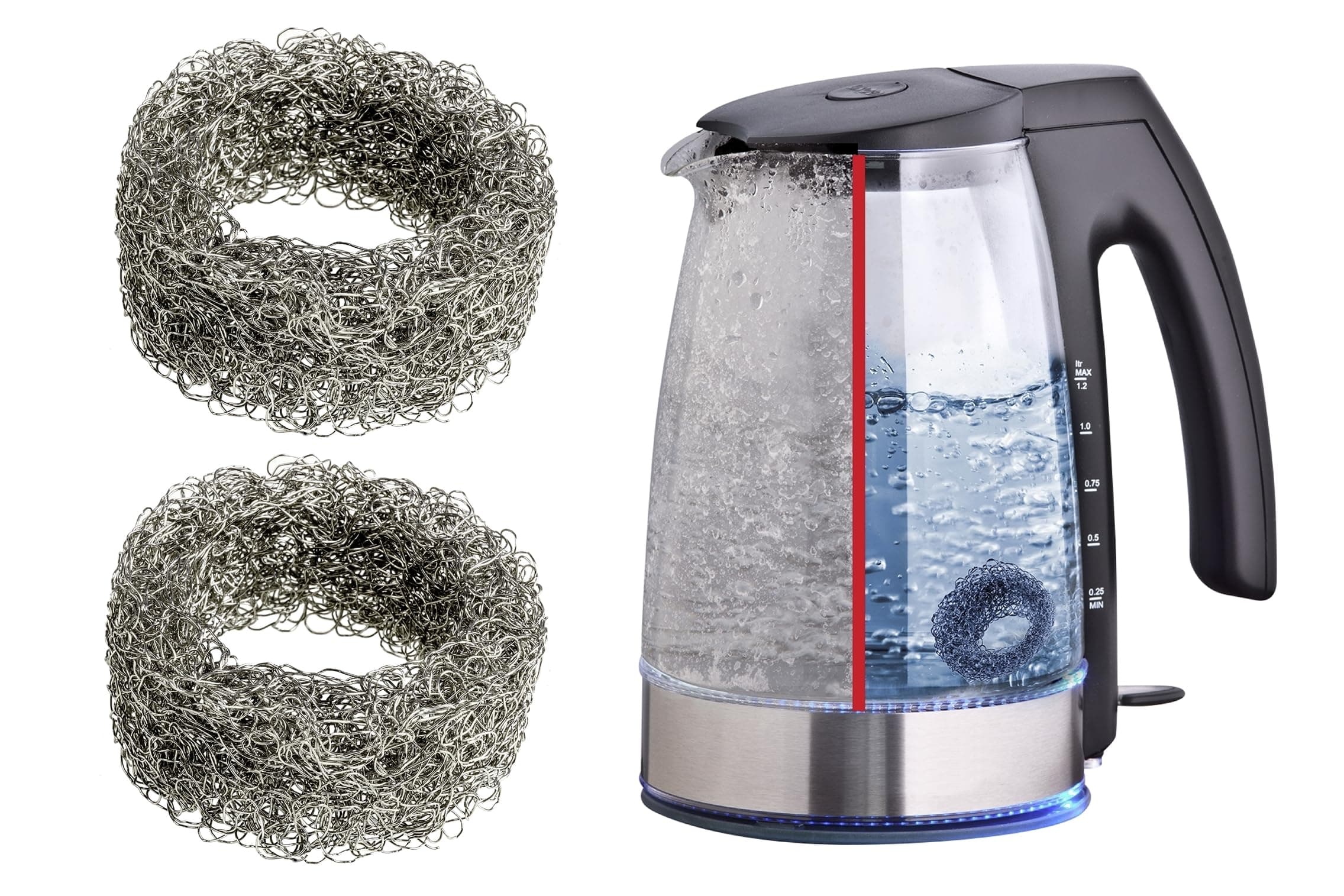 Sonderangebot: Kalkfänger Mod. Hexi Edelstahl 2er Set 🌿🌊