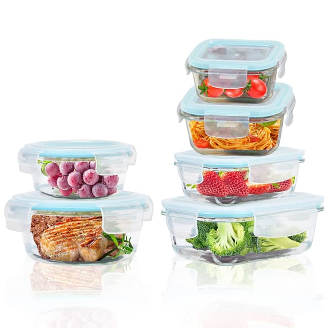 🌟 Mega-Deal! 6er-Pack luftdichte Frischhaltedosen aus Glas 🌟