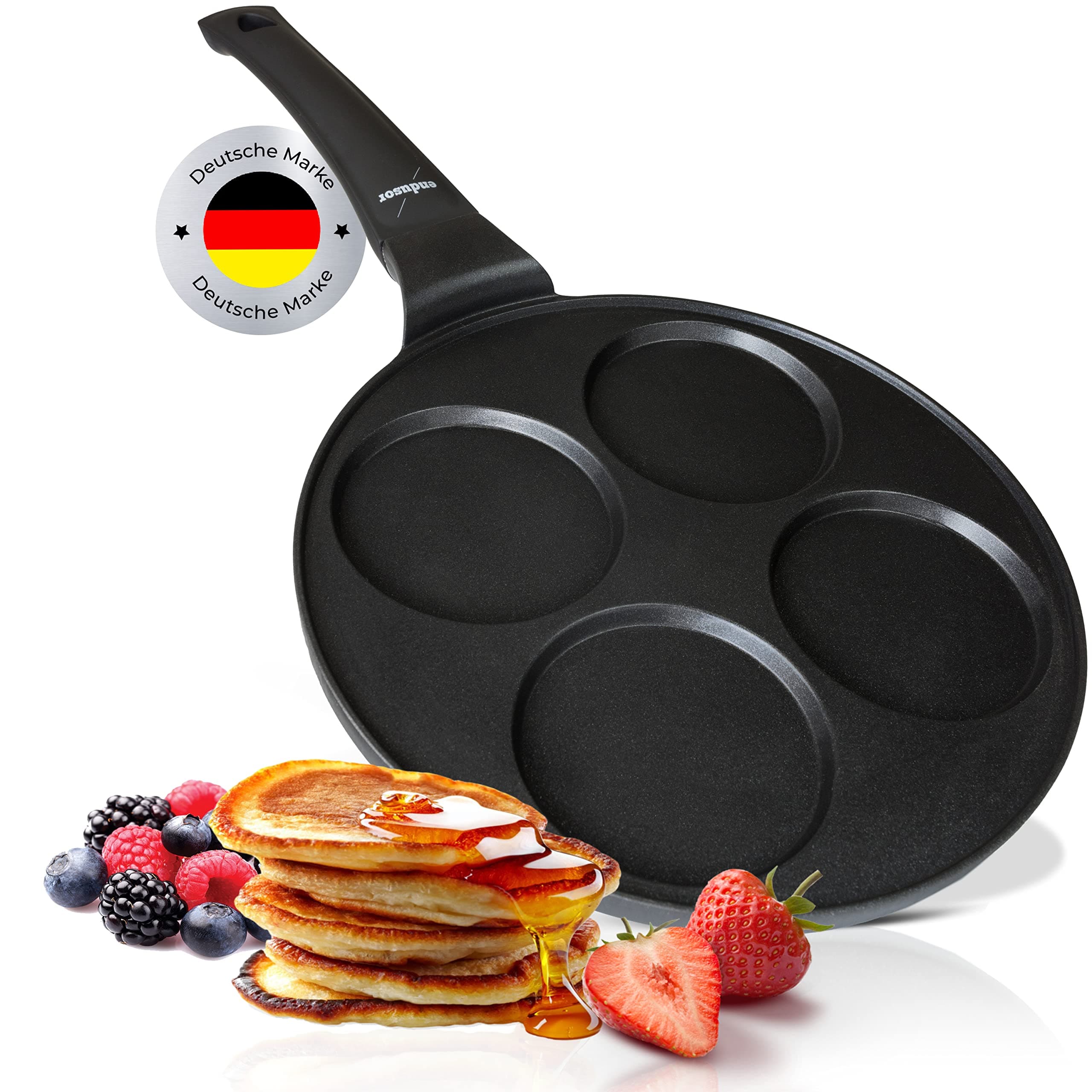Endusor Pancake Pfanne Spiegeleipfanne - Ø26cm mit [PowerShield]-Beschichtung