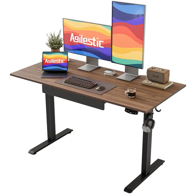 🌟Sonderangebot! Elektrischer Stehschreibtisch mit Schublade - Höhenverstellbar und Ergonomisch🌟