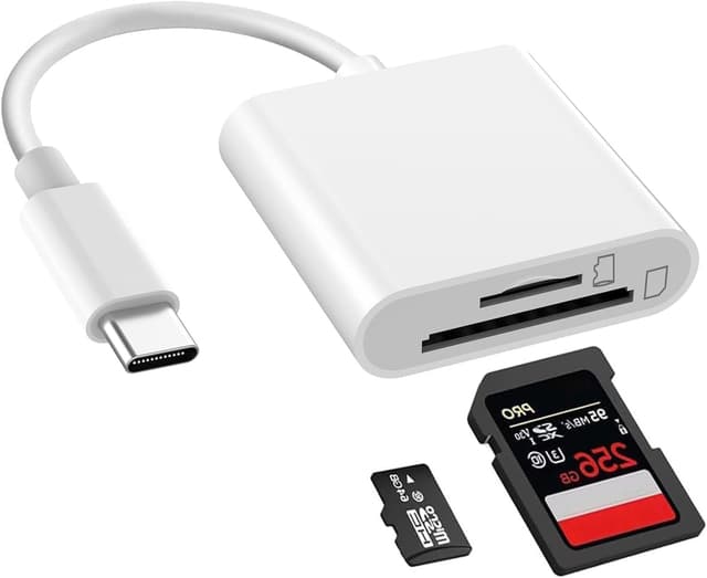 USB C SD Kartenleser - Übertragungsgeschwindigkeiten von bis zu 20 MB/s