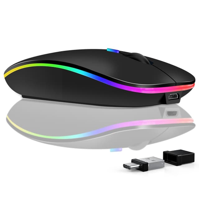 🌟 Lveheay LED Kabellose Maus für Laptop mit Bluetooth 5.0 🖱️