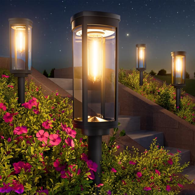 EDISONFIRE Helle Solarlampen für Außen Garten 🌞🌿