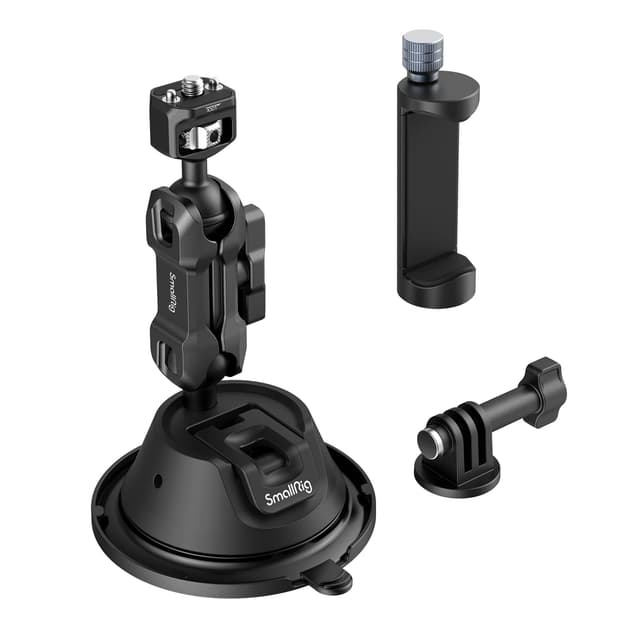 📸🚗 SMALLRIG Doppelte Schicht Saugnapfhalterung für Smartphone/Action-Kamera