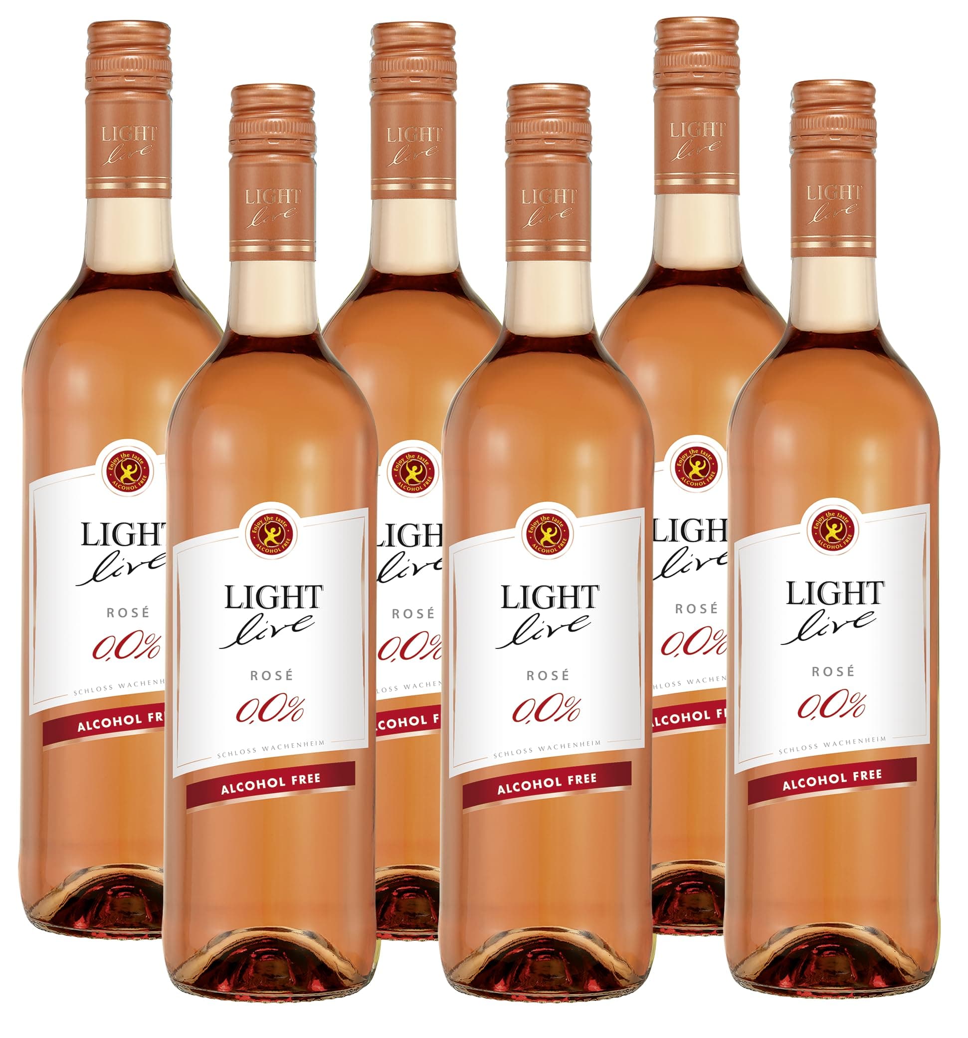 🍷🌟 LIGHT live alkoholfrei 0,0% Wein Rosé (6 x 0,75 l) - Angebot!