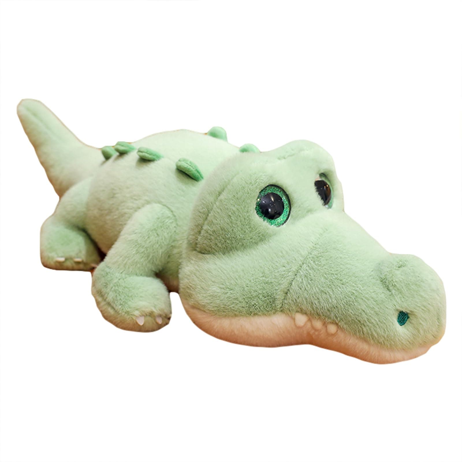 Herfair Krokodil Kuscheltier Kawaii Plüschtier Krokodil Spielzeug Kissen zum Kuscheln & Spielen Plüschpuppen Krokodil Stofftier Geschenk für Kinder (57 cm)