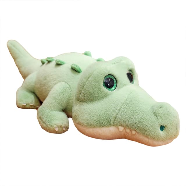 Herfair Krokodil Kuscheltier Kawaii Plüschtier Krokodil Spielzeug Kissen zum Kuscheln & Spielen Plüschpuppen Krokodil Stofftier Geschenk für Kinder (57 cm)