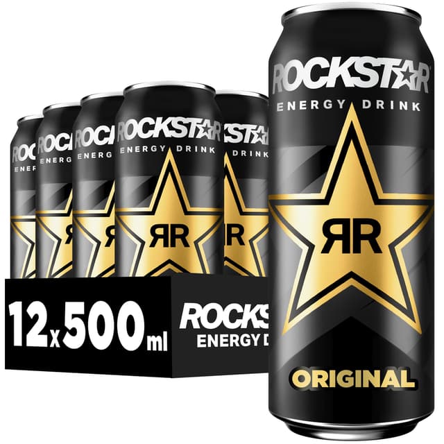 Rockstar Energy Drink Original - Koffeinhaltiges Erfrischungsgetränk für den Energie Kick 🚀🥤