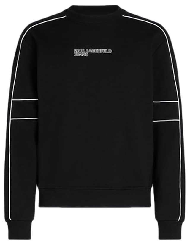 🔥 Mega Angebot! Karl Lagerfeld Jeans Regular Piping Sweatshirt für Herren 🖤