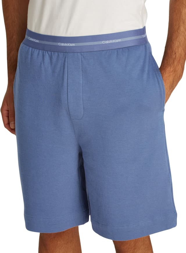 Calvin Klein Herren Shorts L Blau (Grisaille) 🩳🛋️