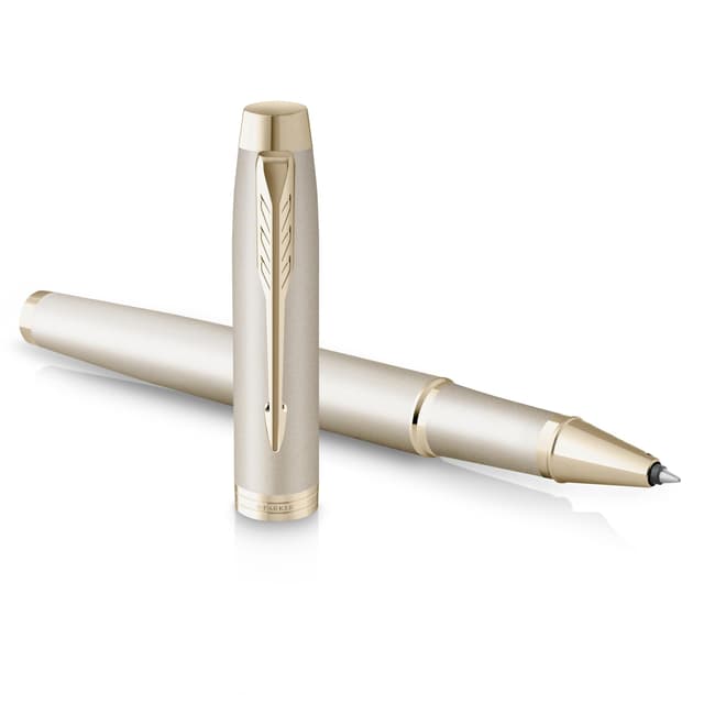 Parker IM Monochrome Rollerball in Champagnerfarben 🖋️