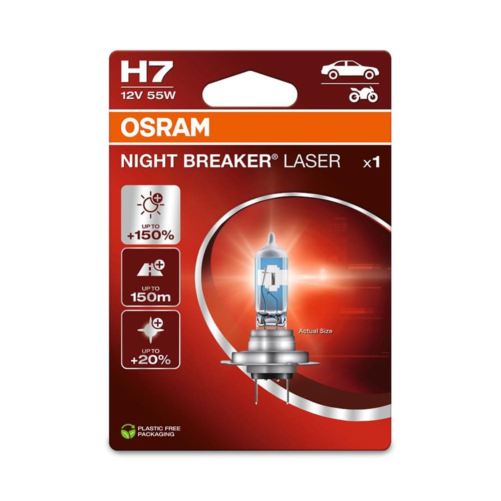 🌟 Blitzangebot! OSRAM NIGHT BREAKER LASER H7 - 150% mehr Helligkeit 🌟
