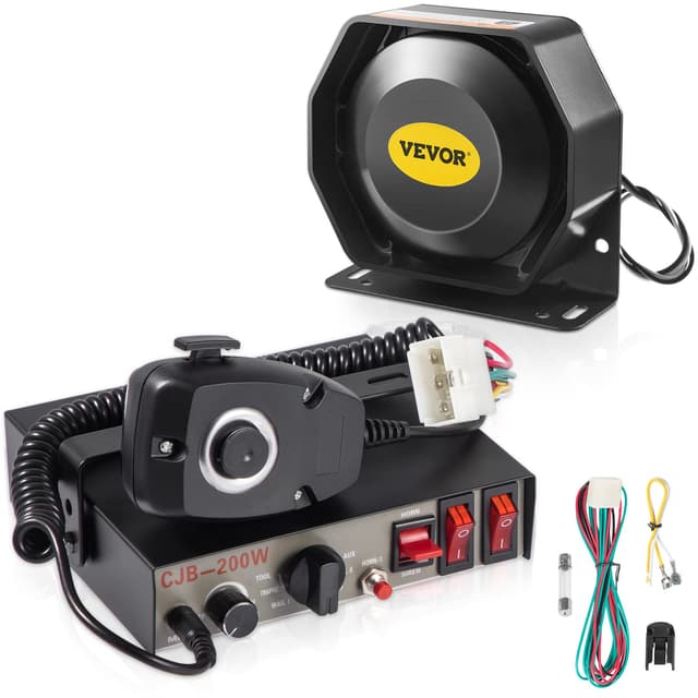 VEVOR Auto Warnalarm Lautsprecher Sirenen-Set 🚨🔊 200W 8Töne