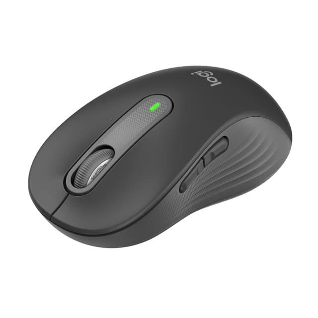 Logitech Signature M650 L Kabellose Maus - Für große Hände 👐, Leise Klicks 🔇, Anpassbare Seitentasten 🖱️, Bluetooth 📶, Kompatibilität mit mehreren Geräten - Graphit