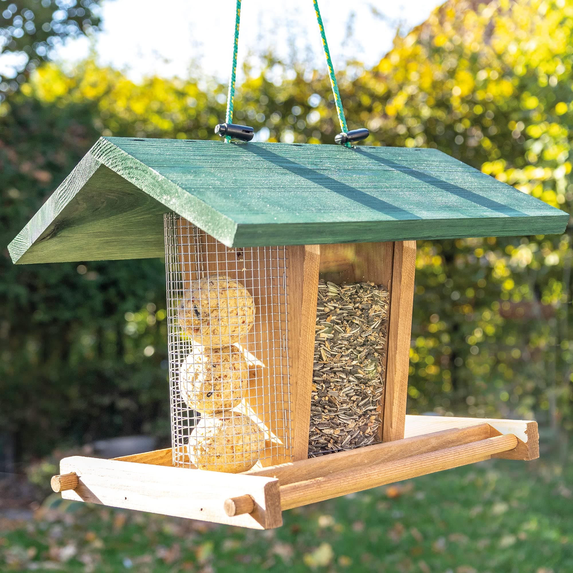 🐦🏠 Top-Angebot: Zooprinz Vogelhaus zum Aufhängen mit stabilen Sitzstangen und Schutz-Dach
