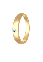 🌟 Elli DIAMONDS Anhänger Kinder Taufring mit Diamant 0.005 ct. 585 Gelbgold 🌟