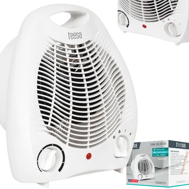 🔥 Teesa TSA8025 Heizlüfter 3 Funktionsmodi 🌡️