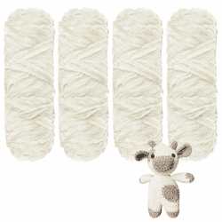 YINVA Chenille Wolle zum Häkeln 400g - Flauschige Wolle 🧶