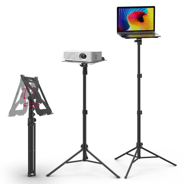 ULANZI Beamer Ständer Höhenverstellbar 🌟 Aluminium Laptop Beamer Stativ Ständer