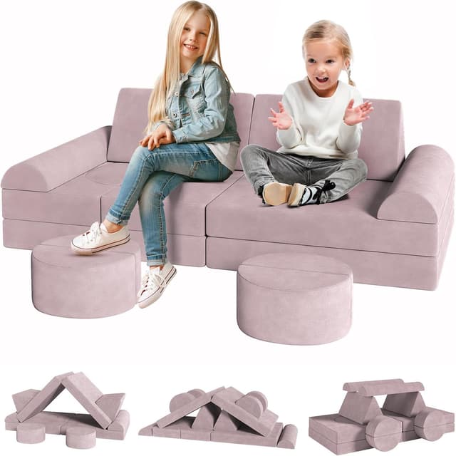 Clevich 15-teilige Modulare Kinderspielcouch 🛋️