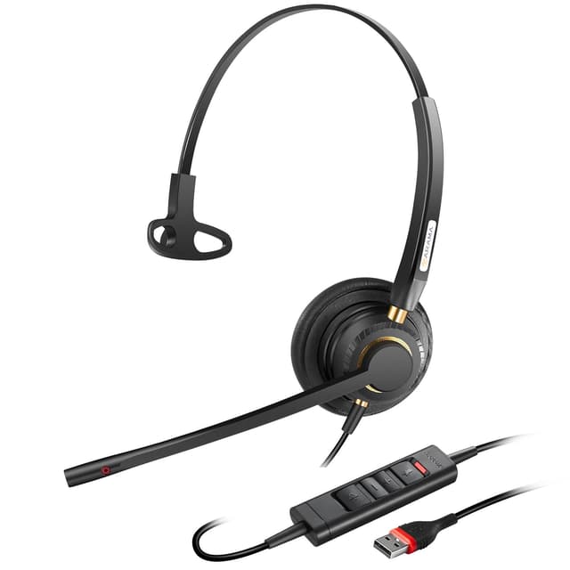 Arama USB Headset mit Mikrofon Noise Cancelling