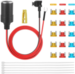 🚗🔌 1m KFZ-Zigarettenanzünder mit Sicherungssatz KFZ-Adapter Add-a-Circuit TAP-Adapterkabel